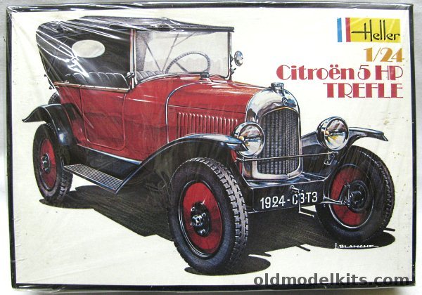 Heller 1/24 1924 Citroen 5cv C3.T3 (5HP) Trefle, 702 plastic model kit